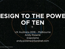 Design to the Power of Ten