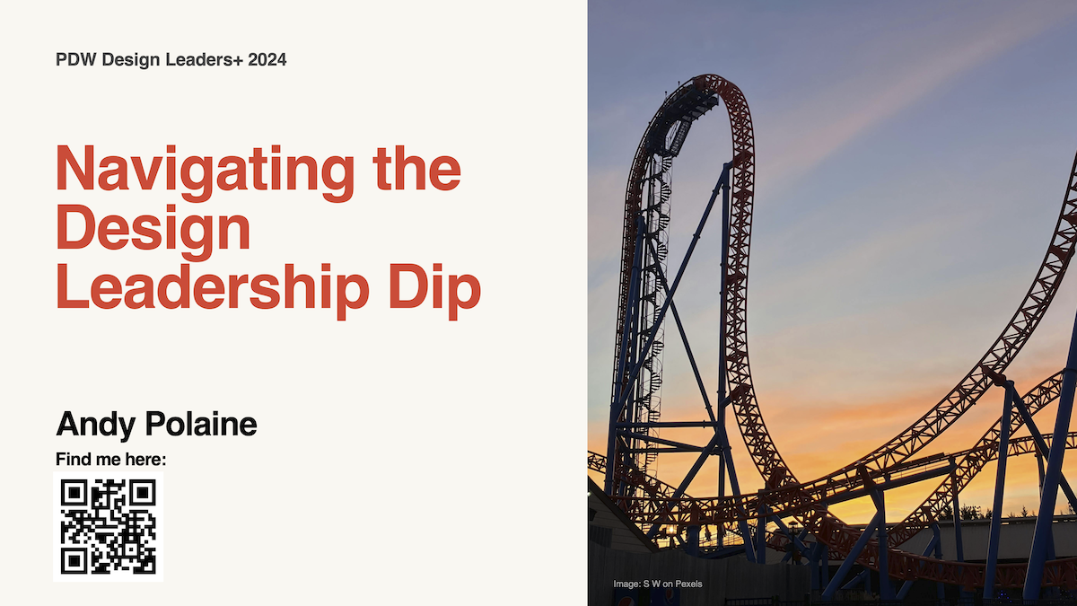 Navigating the Design Leadership Dip