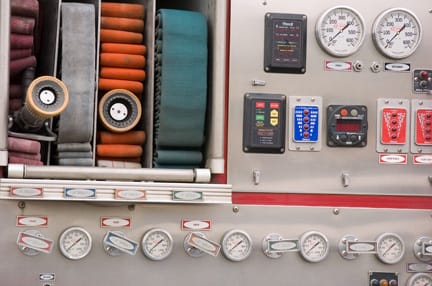 Fire truck controls